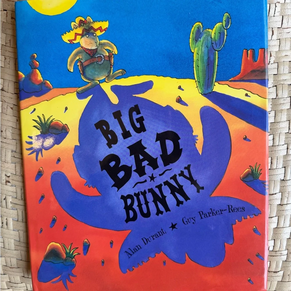 Big Bad Bunny Children's Book hardcover Alan Durant